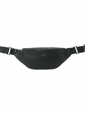 Torbica za okoli pasu Joop! črna barva - črna. Pasna torbica iz kolekcije Joop!. Model izdelan iz ekološkega usnja.