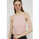 Top Superdry ženski, roza barva - roza. Lahkotna kratka majica iz kolekcije Superdry, izdelana iz pletenine, prijetne na otip. Model iz izjemno udobne tkanine z visoko vsebnostjo bombaža.