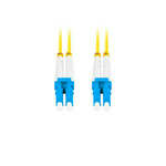 Lanberg optični povezovalni kabel SM LC/UPC-LC/UPC duplex 5m LSZH G657A1 premer 3mm, barva rumena