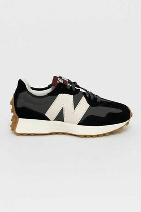 Čevlji iz semiša New Balance črna barva - črna. Čevlji iz kolekcije New Balance. Model izdelan iz semiš usnja.