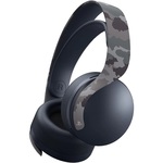 Sony Playstation 5 Pulse 3D Grey Camo gaming slušalke, 3.5 mm/USB/brezžične, siva, mikrofon