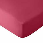 Temno rožnata napenjalna rjuha 135x190 cm So Soft – Catherine Lansfield