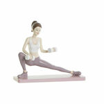 NEW Okrasna Figura DKD Home Decor Roza Yoga Scandi 20 x 8 x 16,5 cm