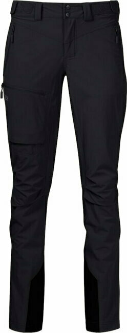 Bergans Breheimen Softshell Women Pants Black/Solid Charcoal S Hlače na prostem