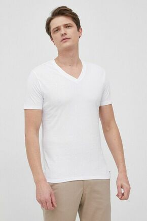 Bombažna kratka majica Michael Kors bela barva - bela. Kratka majica iz kolekcije Michael Kors. Model izdelan iz enobarvne pletenine.