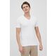 Bombažna kratka majica Michael Kors bela barva - bela. Kratka majica iz kolekcije Michael Kors. Model izdelan iz enobarvne pletenine.