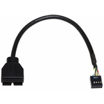Sinnect kabel adapter / konverter USB 3.0 19pin / USB 2.0 9pin, 20cm (18.101)