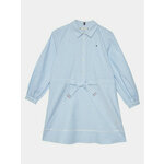 Tommy Hilfiger Srajčna obleka Ithaca Stripe Shirt Dress KG0KG07699 Modra Regular Fit