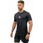 Nebbia Short-Sleeve Sports T-Shirt Resistance Black L Fitnes majica