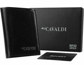 Cavaldi Velika usnjena denarnica z RFID Stop zaščito