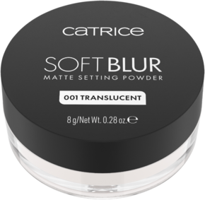 Catrice Soft Blur Matte fiksacijski puder v prahu odtenek 001 Translucent 8 g