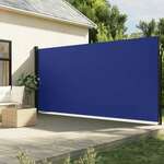 vidaXL Zložljiva stranska tenda modra 200x300 cm