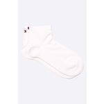 Tommy Hilfiger nogavice (2-pack) - bela. Nogavice iz zbirke Tommy Hilfiger. Model iz elastičnega materiala. Vključena sta dva para