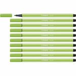 NEW Flomastri Stabilo Pen 68 Svetlo zelena (10 Kosi)