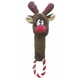 RECORD pasja igrača, piskajoča, z vrvjo, severni jelen, 30 cm