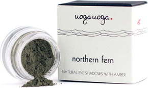 "Uoga Uoga Natural Eye Shadow with Amber - Northern Fern"