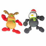 Duvo+ Božični lateks igrače severni jelen ali pingvin 8x17x20cm 1kos