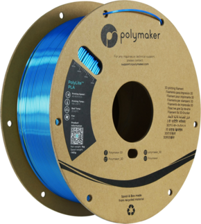 PolyLite Dual Silk PLA Chameleon Yellow-Blue - 1