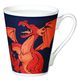 NICI Magic Mug Dragons 8,8x10,5cm porcelain, Zauber-Tasse Drachen 8,8x10,5cm Porzellan