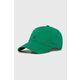 Bombažna bejzbolska kapa Tommy Hilfiger zelena barva - zelena. Kapa s šiltom vrste baseball iz kolekcije Tommy Hilfiger. Model izdelan iz tkanine z nalepko.