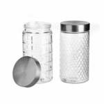 Steklene posode za shranjevanje živil v kompletu 2 ks – Casa Selección
