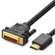 Ugreen kabel, HDMI na DVI, 1 m, črn (30116)