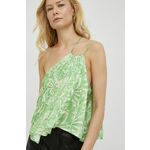 Majica Herskind ženska, zelena barva - zelena. Majica iz kolekcije Herskind. Model izdelan iz vzorčaste tkanine. Ima impresivni izrez. Izjemno udoben material z visoko vsebnostjo viskoze.