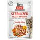 Brit Care Cat kapsule. Fillets Gravy Sterilizirano s srčno raco 85 g