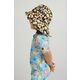 Dvostranski otroški klobuk Reima Viiri - modra. Otroški klobuk iz kolekcije Reima. Model z ozkim robom, izdelan iz enobarvnega in vzorčastega materiala. Model ima zaščito pred soncem UPF 50+.
