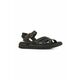 Usnjeni sandali Geox D XAND 2S ženski, črna barva, D35PAB 00043 C9999 - črna. Sandali iz kolekcije Geox. Model izdelan iz naravnega usnja.