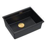 granitni umivalnik Logan 100 Black