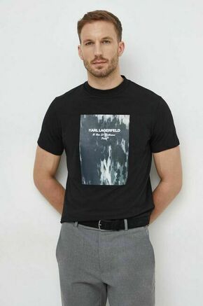 Bombažna kratka majica Karl Lagerfeld moški
