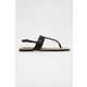 Usnjeni sandali BOSS Jo ženski, črna barva, 50493029 - črna. Sandali iz kolekcije BOSS. Model izdelan iz naravnega usnja. Lahek in udoben model, idealen za vsakodnevno nošenje.