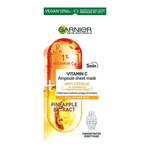 Garnier Moč ampule v tekstilni maski z vitaminom C in izvlečkom ananasa Skin Natura l s 15 g