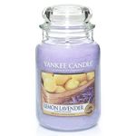 Yankee Candle dišeča sveča Lemon Lavender Classic, velika, 623 g