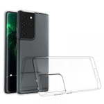 WHB Ovitek za Samsung Galaxy S21 Ultra, silikonski, prozoren