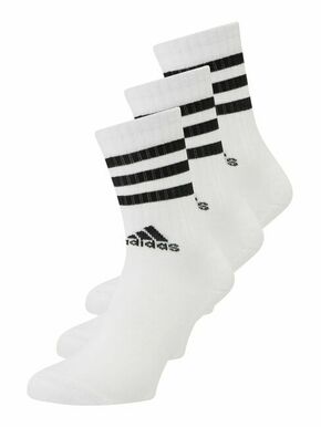 Set 3 parov unisex visokih nogavic adidas 3-Stripes IC1321 Black/White