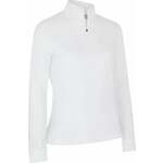 Callaway Womens Solid Sun Protection 1/4 Zip Brilliant White XL