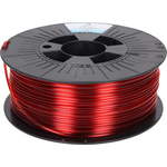 3DJAKE PETG transparentno rdeča - 1,75 mm / 2300 g