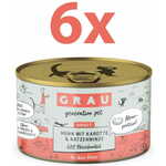 Grau GP Adult konzerva za mačke, piščanec  korenje  mačja meta, 6 x 200 g