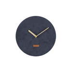 Karlsson stenska ura - modra. Stenska ura iz kolekcije Karlsson. Model izdelan iz tekstilnega materiala in umetne snovi.