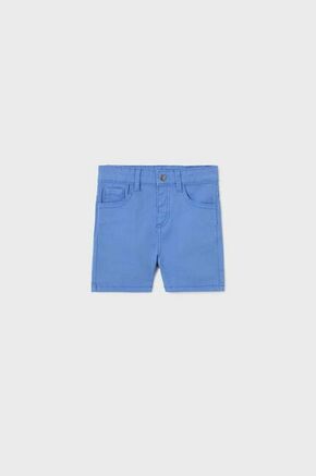 Otroške bombažne kratke hlače Mayoral - modra. Otroški kratke hlače iz kolekcije Mayoral. Model izdelan iz udobnega materiala.