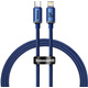BASEUS Kabel USB-C na Lightning Crystal, 20 W, 1,2 m (moder)