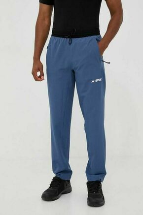 Outdooor hlače adidas TERREX Liteflex - modra. Outdooor hlače iz kolekcije adidas TERREX. Model izdelan iz materiala