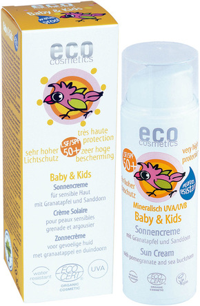 "eco cosmetics Krema za sončenje za dojenčke in otroke ZF 50+ - 50 ml"