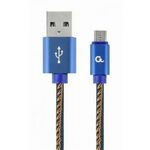 Gembird kabel micro usb premium jeans 1 m