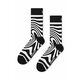 Nogavice Happy Socks Dizzy Sock črna barva - črna. Nogavice iz kolekcije Happy Socks. Model izdelan iz elastičnega, vzorčastega materiala.