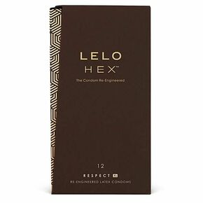 LELO Hex Respect XL - luksuzni kondom (12 kosov)