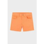 Kratke hlače za dojenčka Mayoral oranžna barva - oranžna. Kratke hlače za dojenčka iz kolekcije Mayoral. Model izdelan iz enobarvne tkanine.