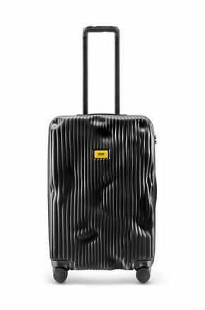Kovček Crash Baggage STRIPE rumena barva - črna. Kovček iz kolekcije Crash Baggage. Model izdelan iz plastike.